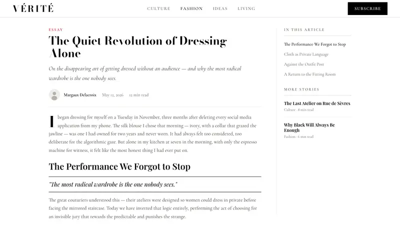 Vogue Didone — Web · article
