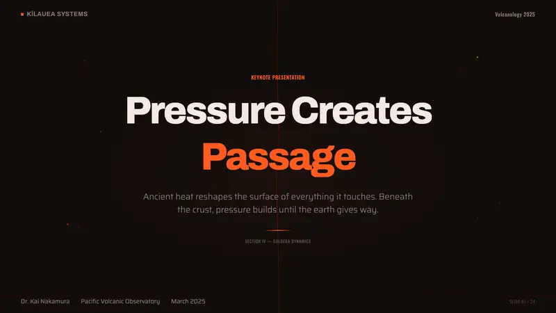 Kīlauea Lava Flow — Slides · cover