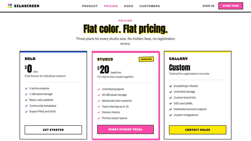 Warhol Pop — Web · pricing
