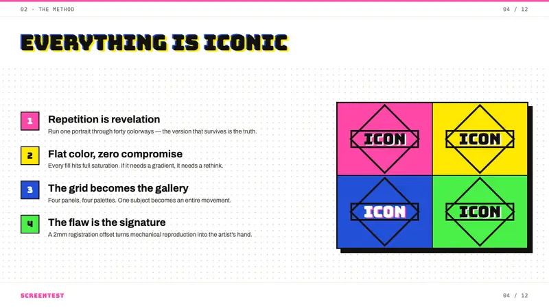 Warhol Pop — Slides · content