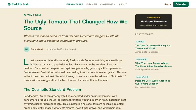 Whole Foods Market — Web · article