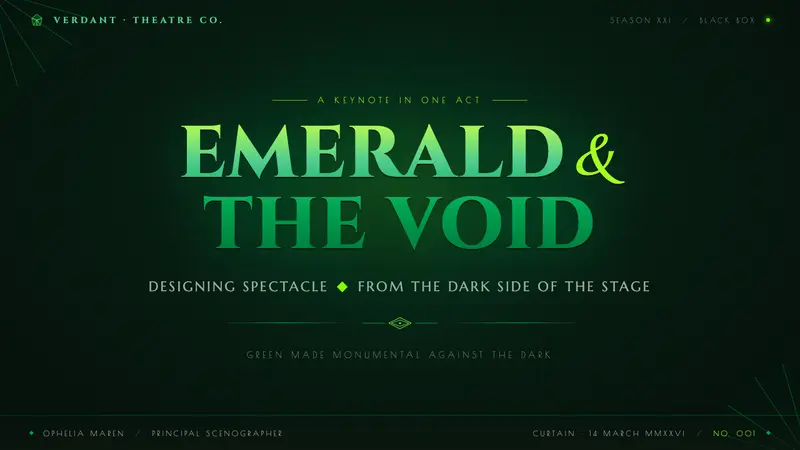 Wicked Elphaba Emerald — Slides · cover
