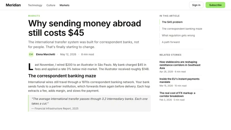 Wise (TransferWise) — Web · article