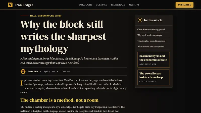 Wu-Tang Clan — 36 Chambers — Web · article