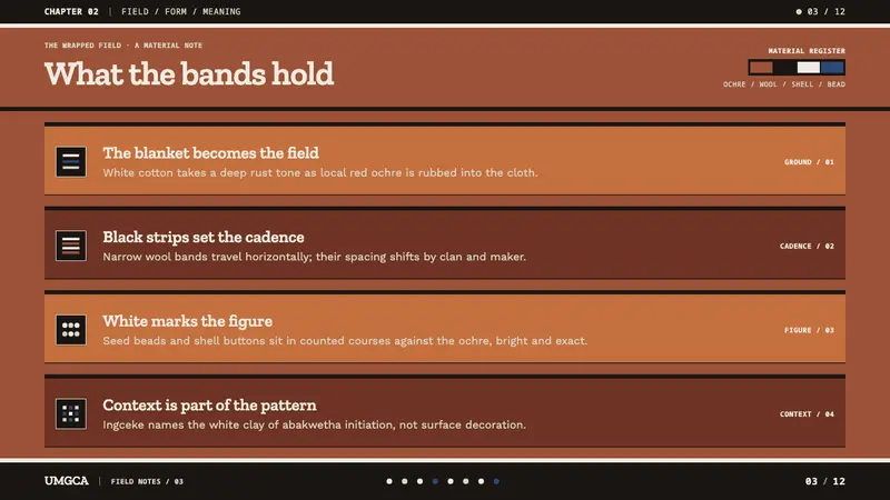 Xhosa Umbhaco — Slides · content