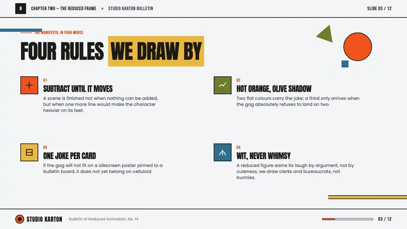 Zagreb School of Animation — Slides · content