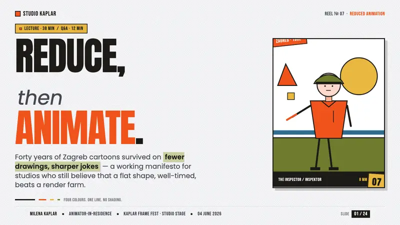 Zagreb School of Animation — Slides · cover
