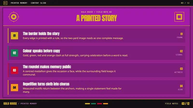 Zambian Chitenge — Slides · content