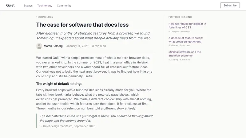 Zen Browser — Web · article