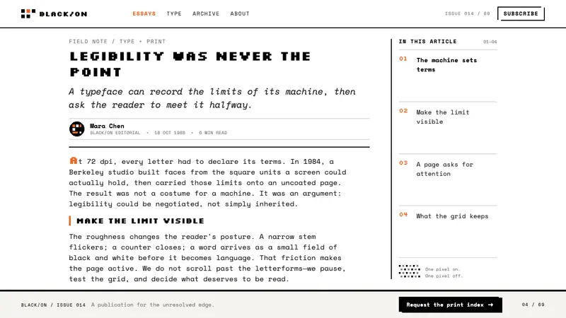 Emigre / Zuzana Licko — Web · article
