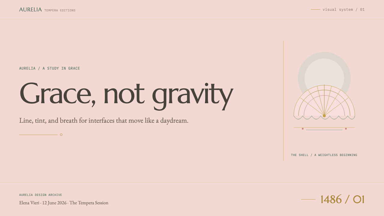 Botticelli Birth of Venus (1486) design style applied to a Slide · cover