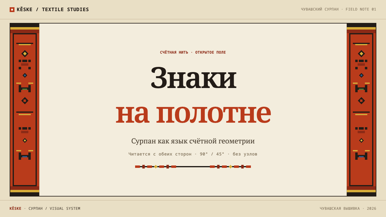 Chuvash Surpan design style applied to a Slide · cover