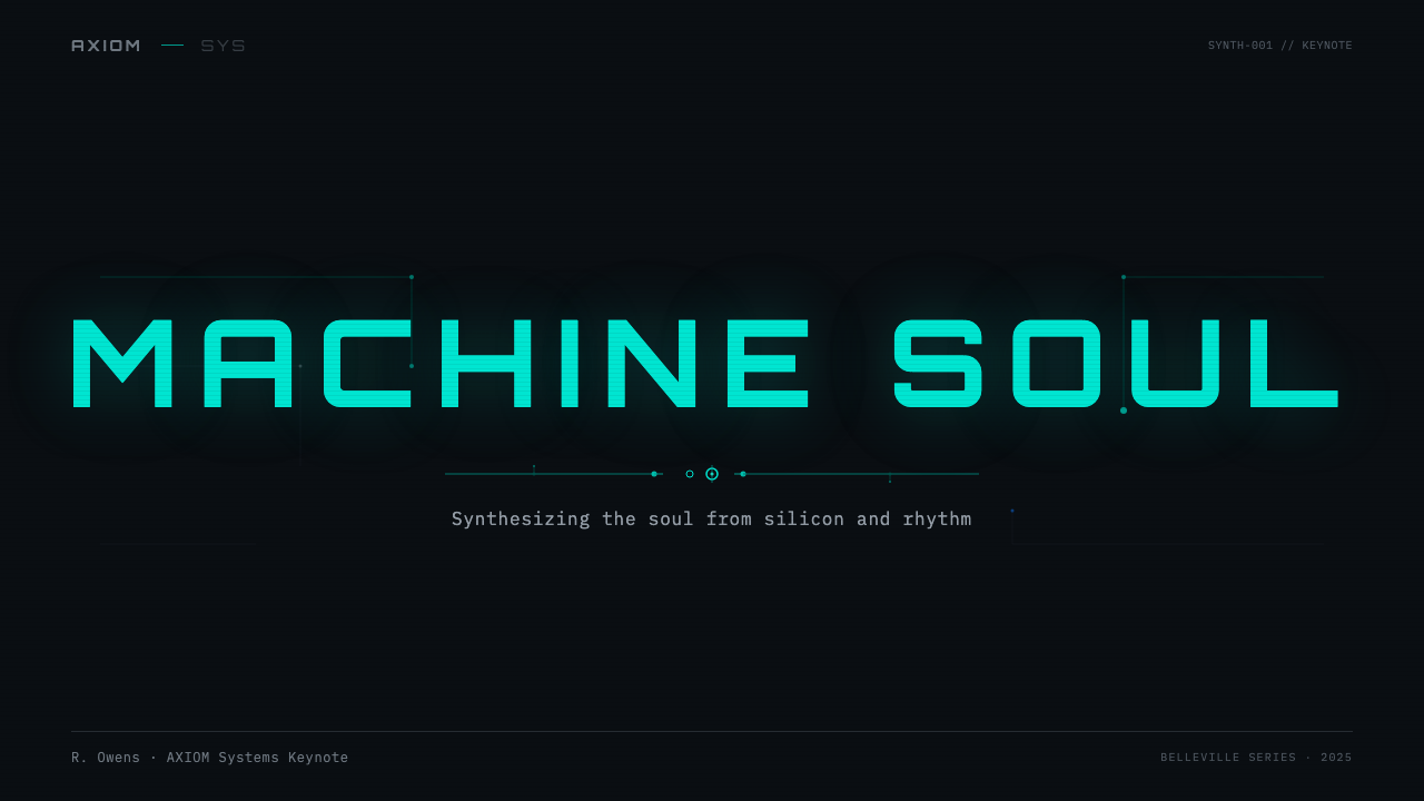 Detroit Techno design style applied to a Slide · cover