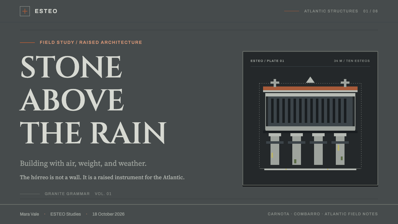 Galician Hórreo design style applied to a Slide · cover
