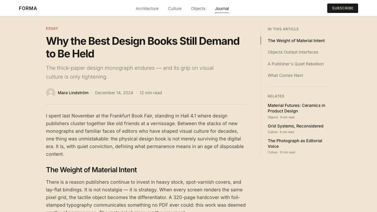 Gestalten Design Book 设计风格用在文章页上