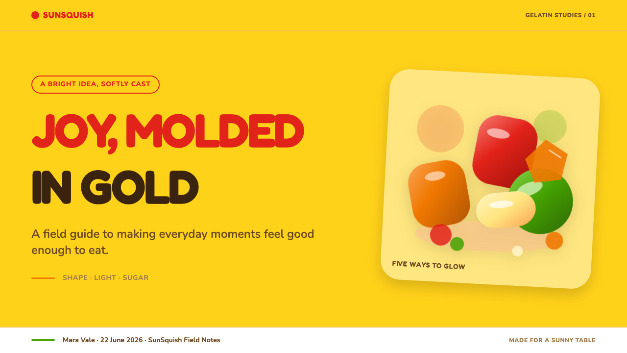 Haribo Goldbears (1922) design style applied to a Slide · cover