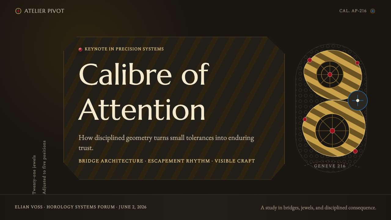 Watch Movement design style applied to a Slide · cover