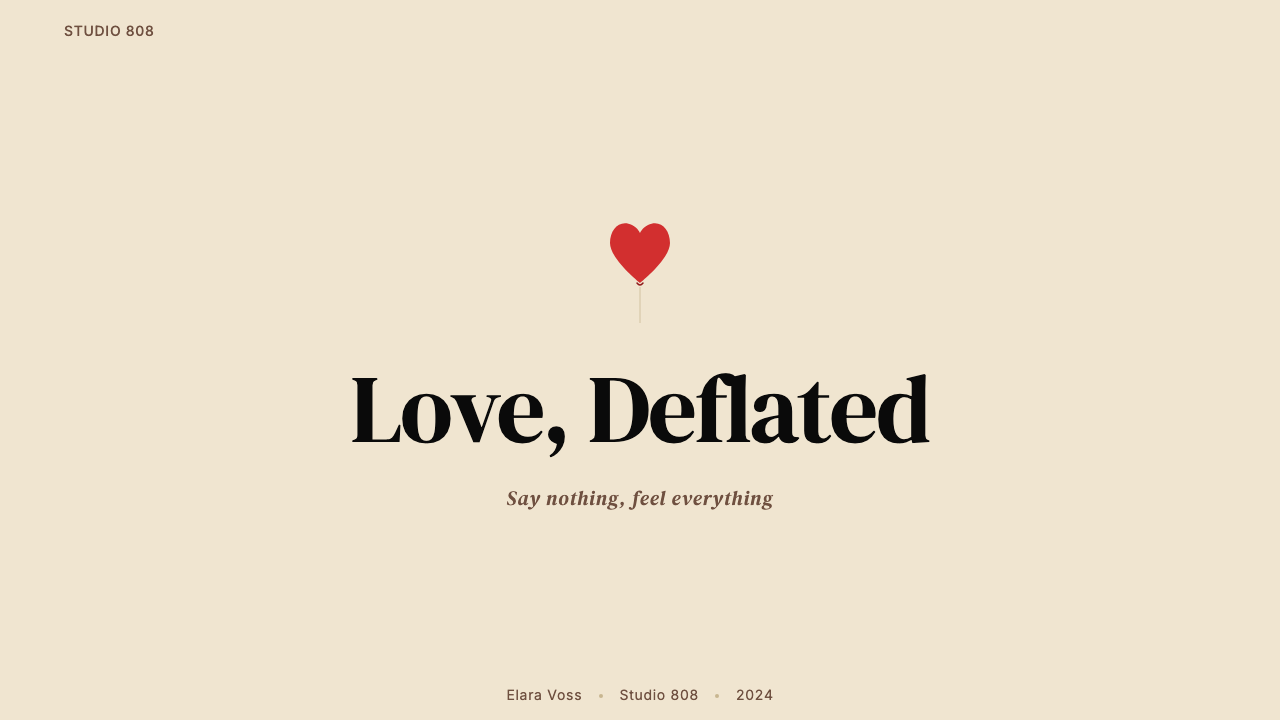 Kanye — 808s & Heartbreak 设计风格用在幻灯片 · 封面上