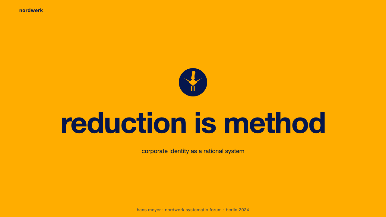 Lufthansa (Aicher) design style applied to a Slide · cover