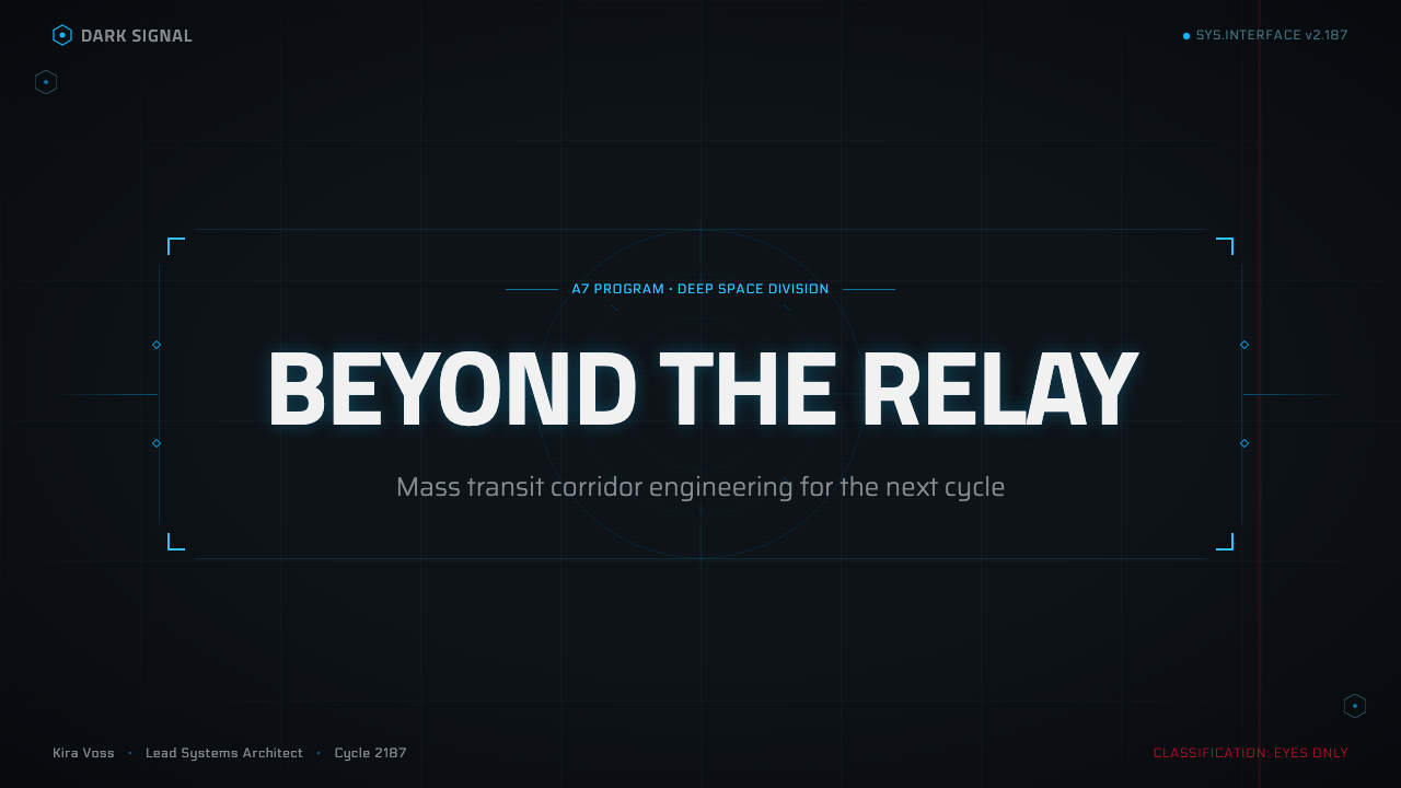 Mass Effect N7 design style applied to a Slide · cover