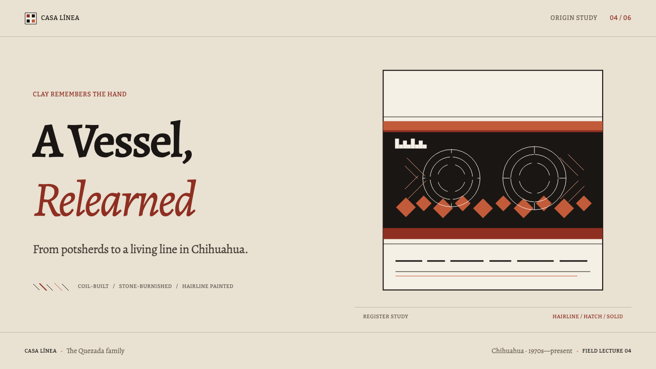 Mata Ortiz Pottery design style applied to a Slide · cover