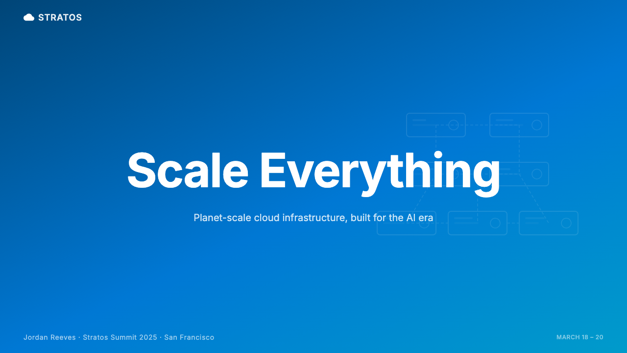 Microsoft Azure 设计风格用在幻灯片 · 封面上