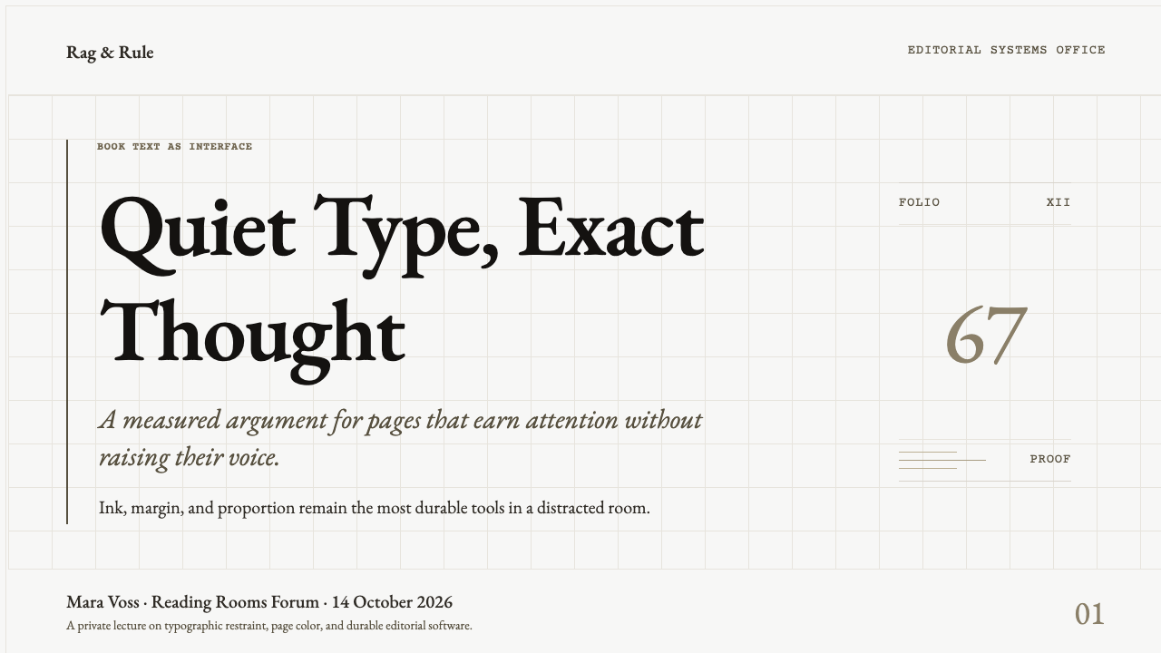 Sabon by Jan Tschichold design style applied to a Slide · cover