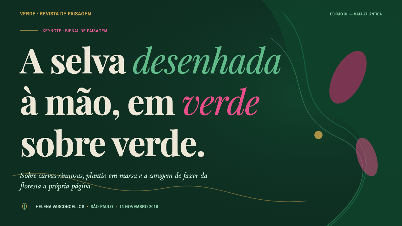 São Paulo Tropical Editorial design style applied to a Slide · cover