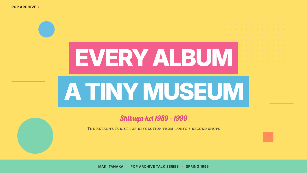 Shibuya-kei (Flipper's Guitar, 1995) design style applied to a Slide · cover