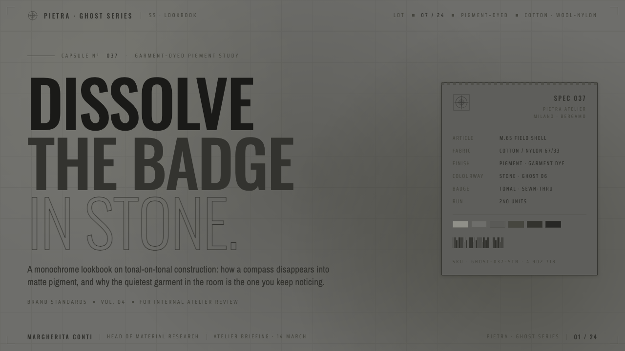 Stone Island Ghost design style applied to a Slide · cover