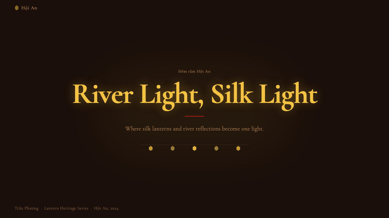 Hoi An Lantern Yellow design style applied to a Slide · cover