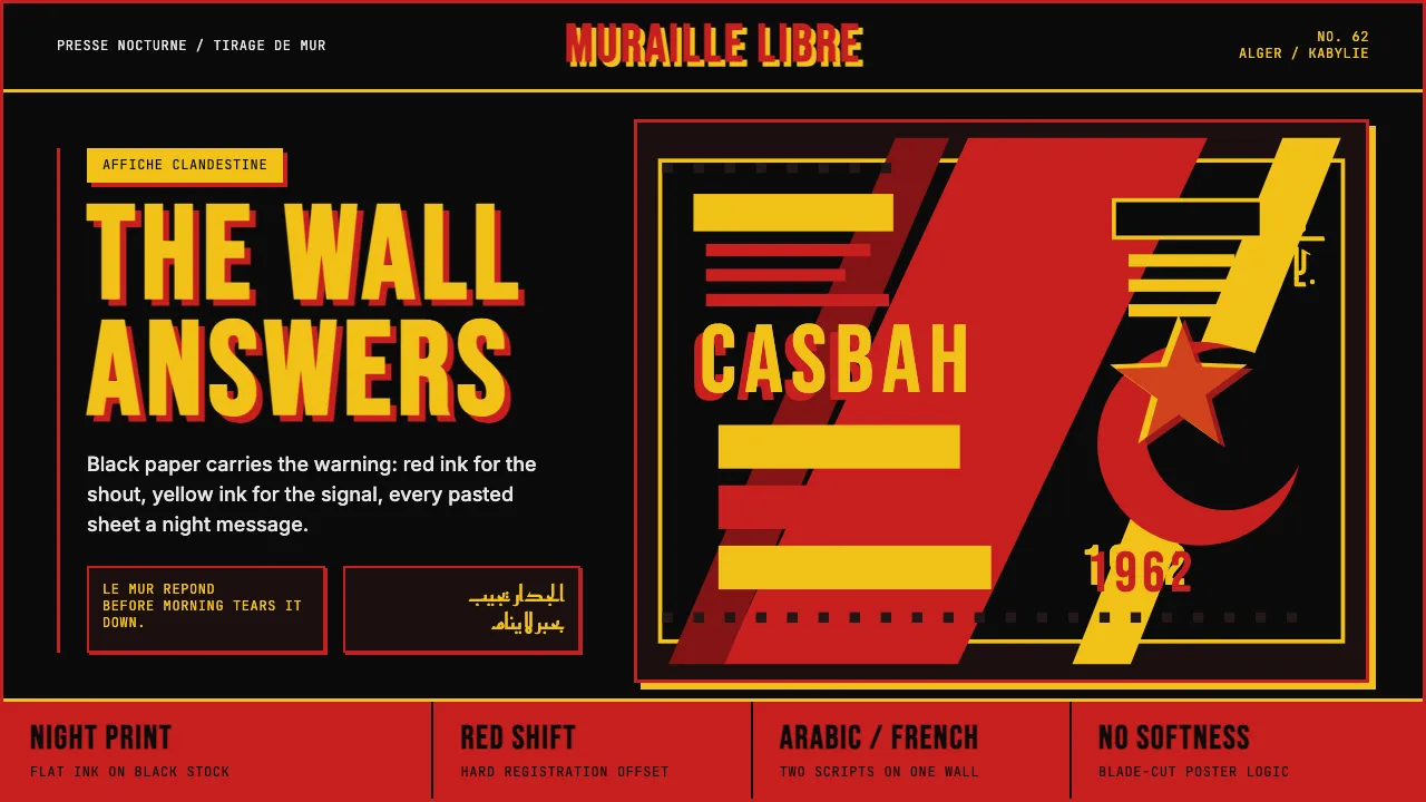 Algerian Casbah Poster (1954–1962) — Cover