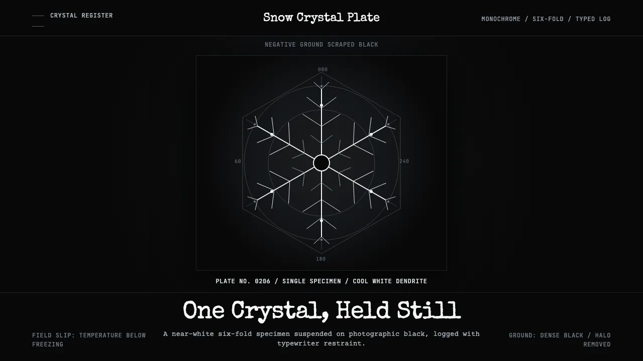Bentley Snowflake — Cover