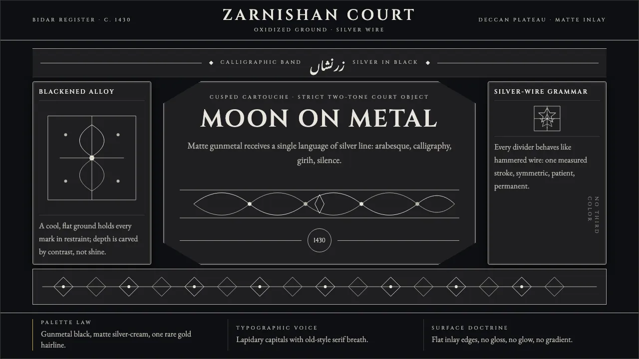 Bidri Deccan Metalwork — Cover