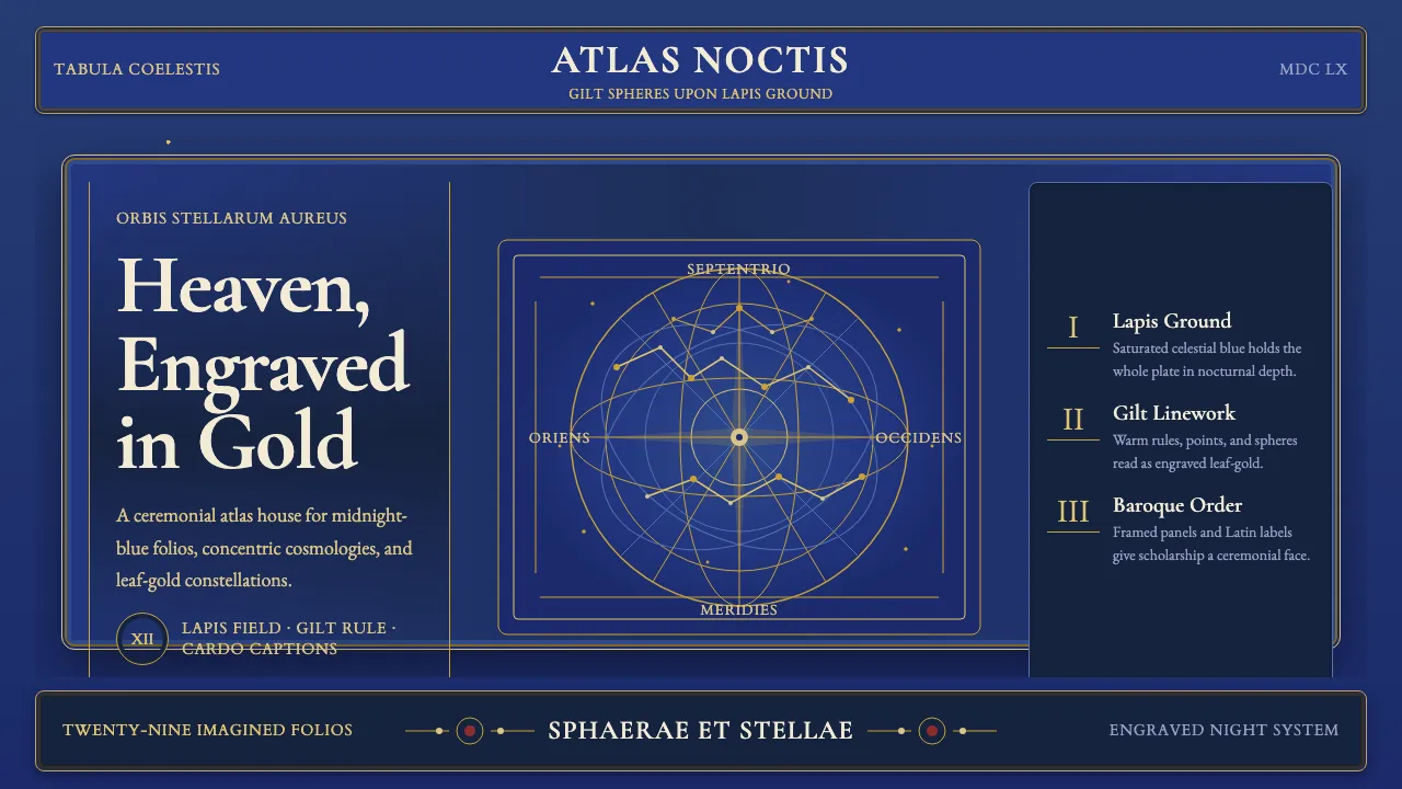 Cellarius Celestial Atlas — Cover