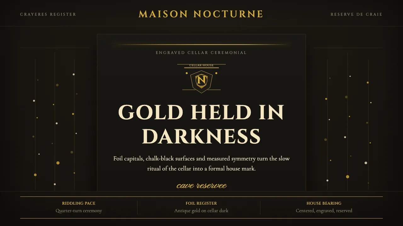 Champagne Maison — Cover