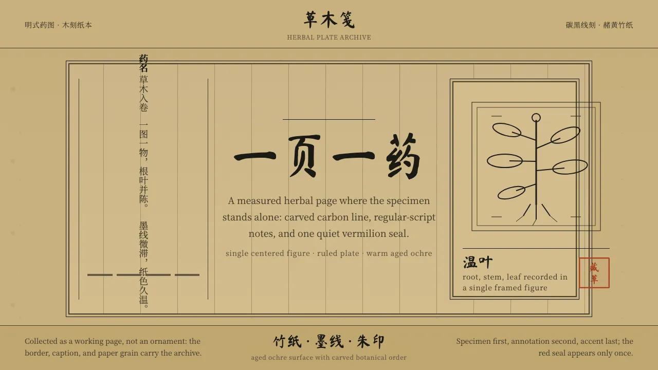本草纲目 Herbal — Cover
