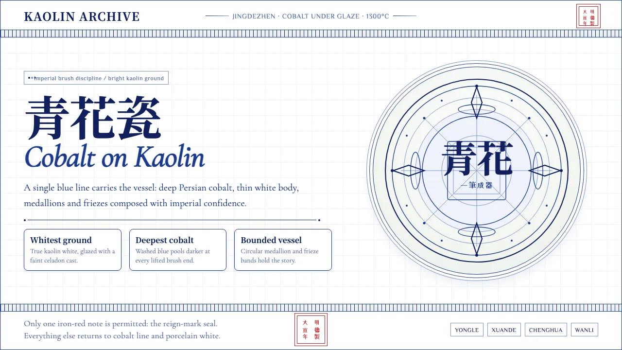 Ming Blue-and-White Porcelain — Cover