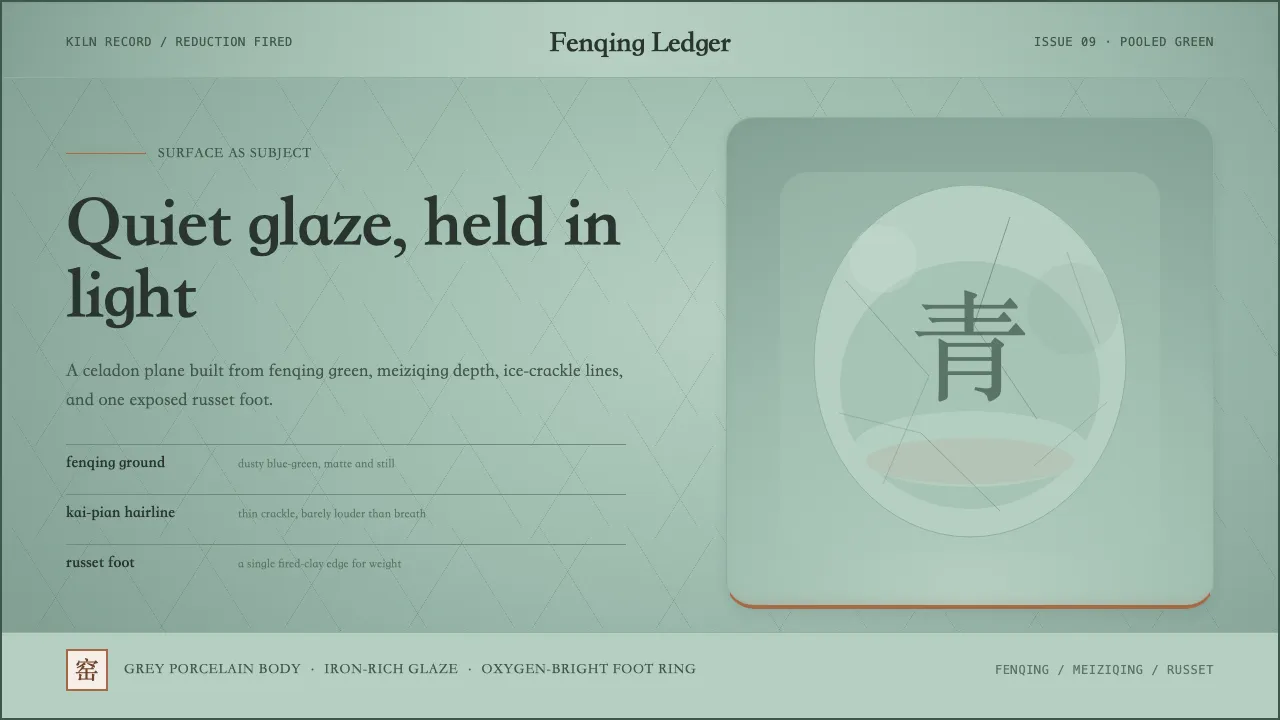 Longquan Celadon — Cover