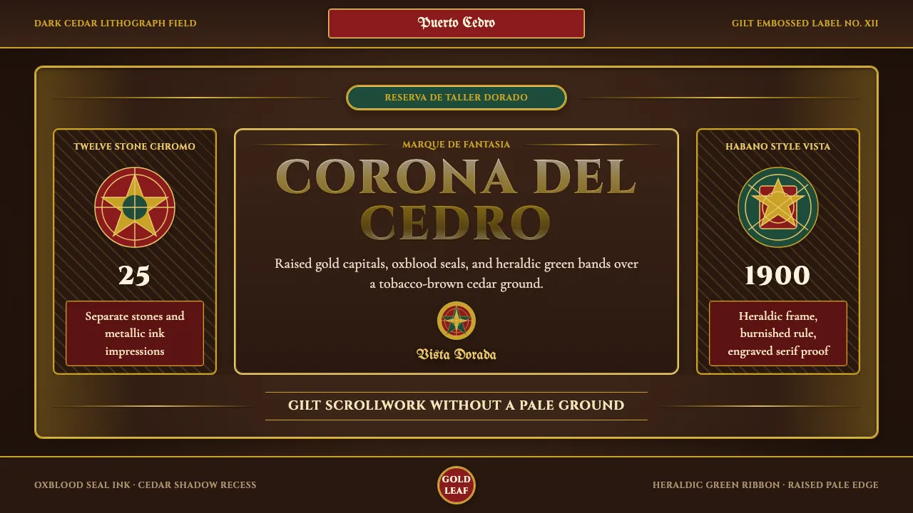 Cigar Box Label (Cuban) — Cover