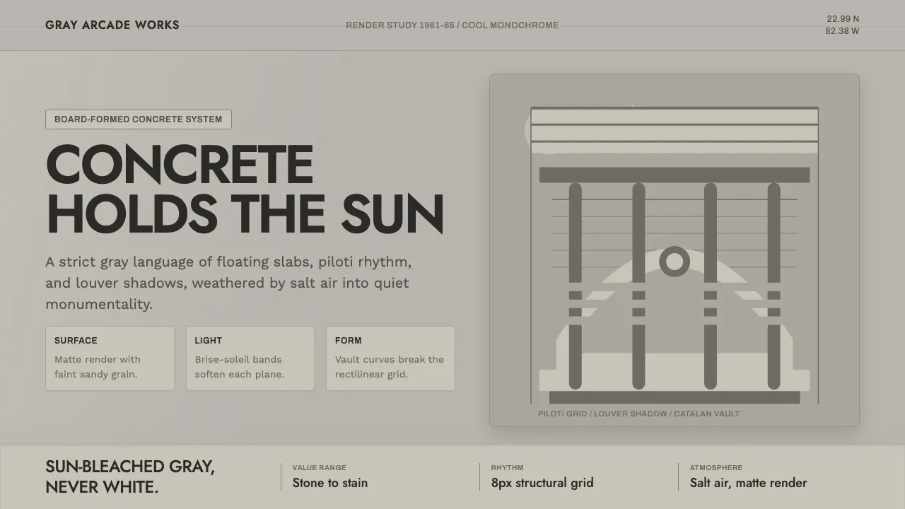 Havana Modernist Gray — Cover