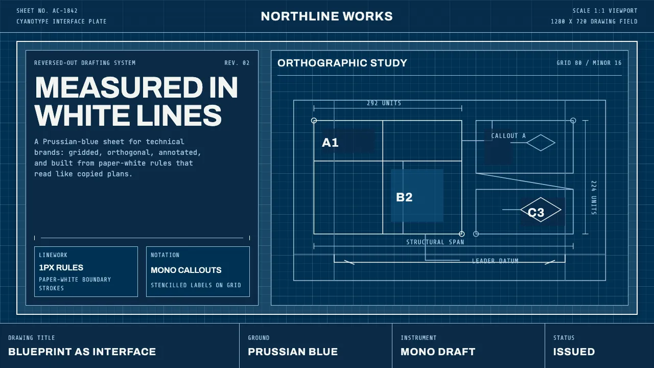 Architect Cyanotype — Cover