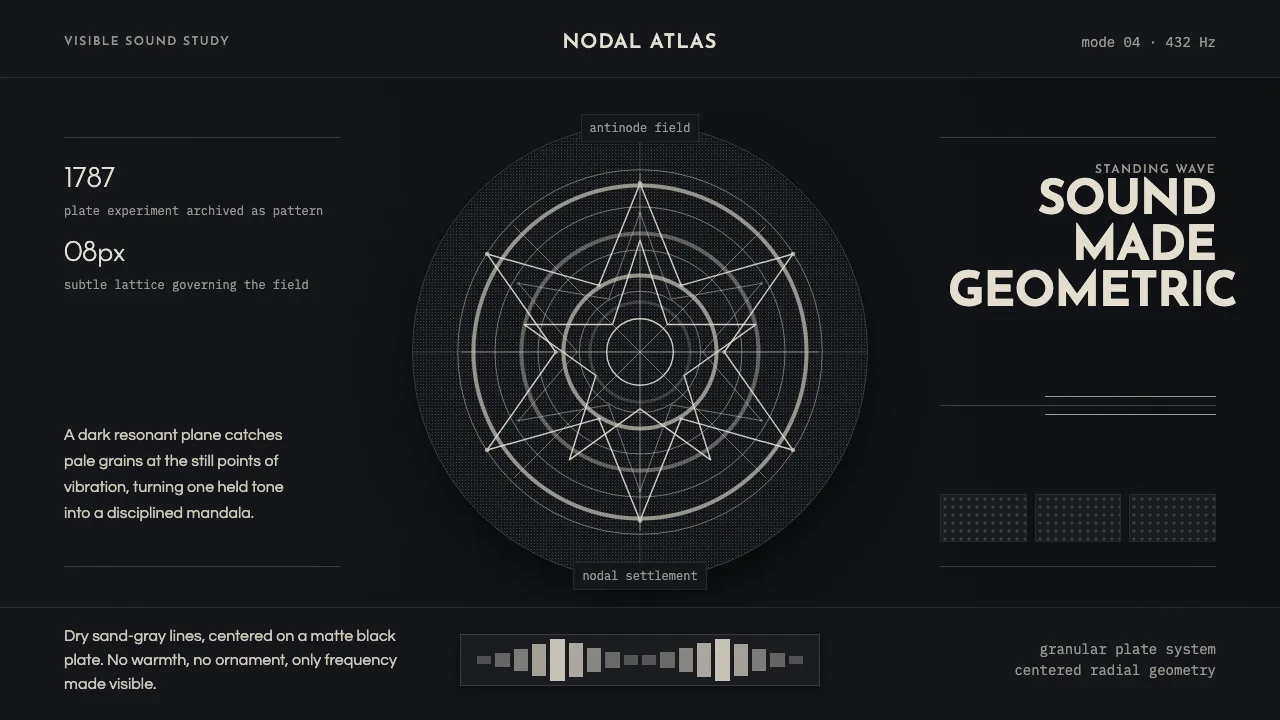 Cymatics Standing Wave — Cover