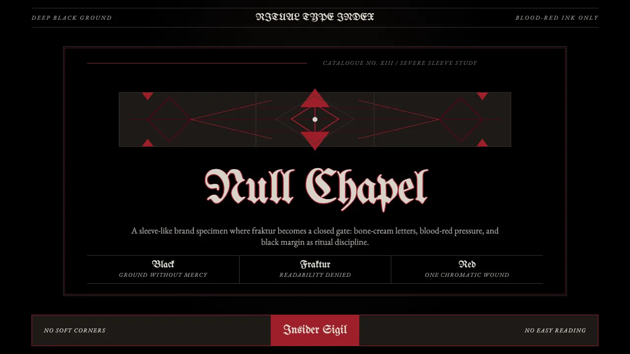 Death Metal Blackletter — Cover