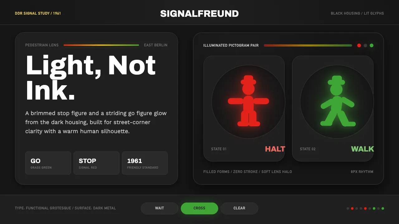 East German Ampelmännchen — Cover