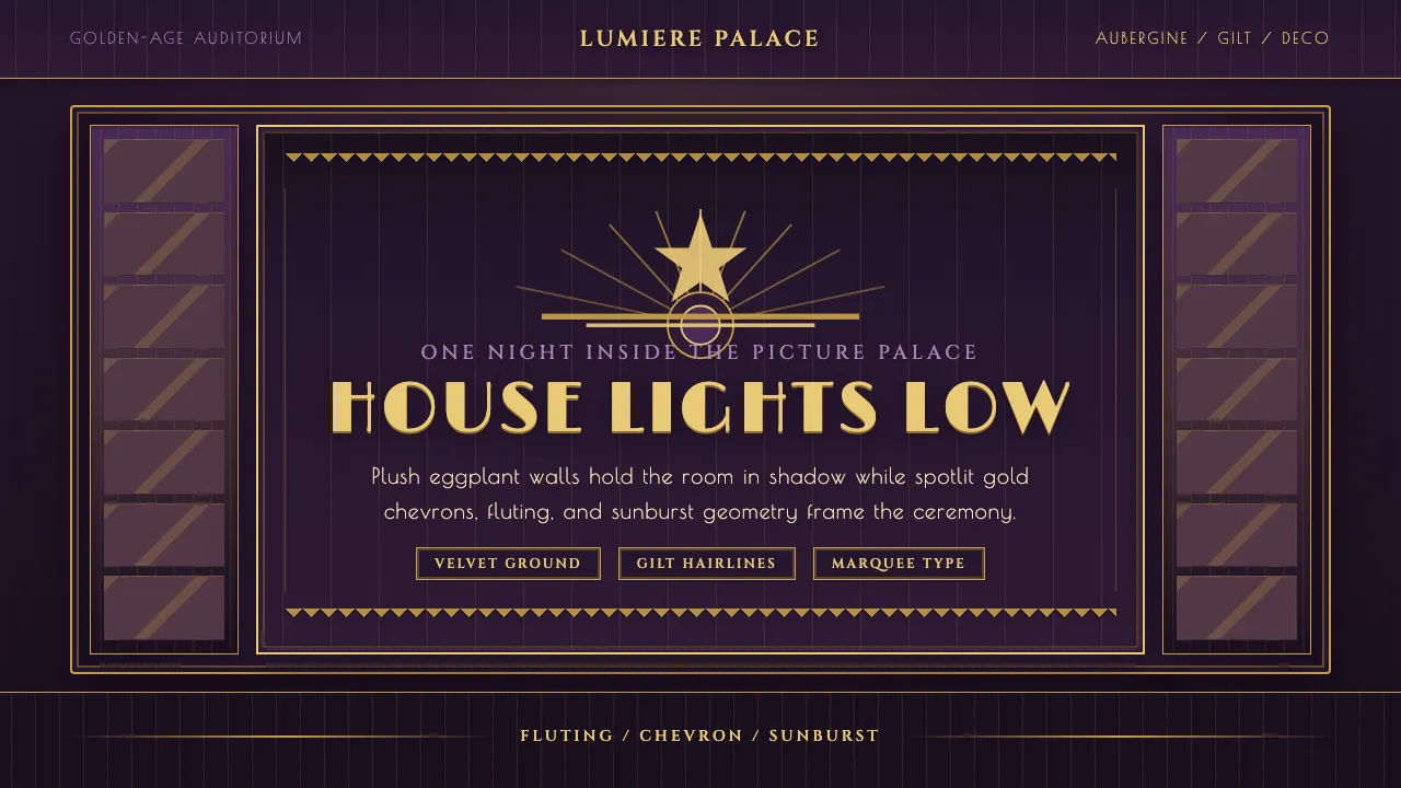 Velvet Cinema Deco — Cover