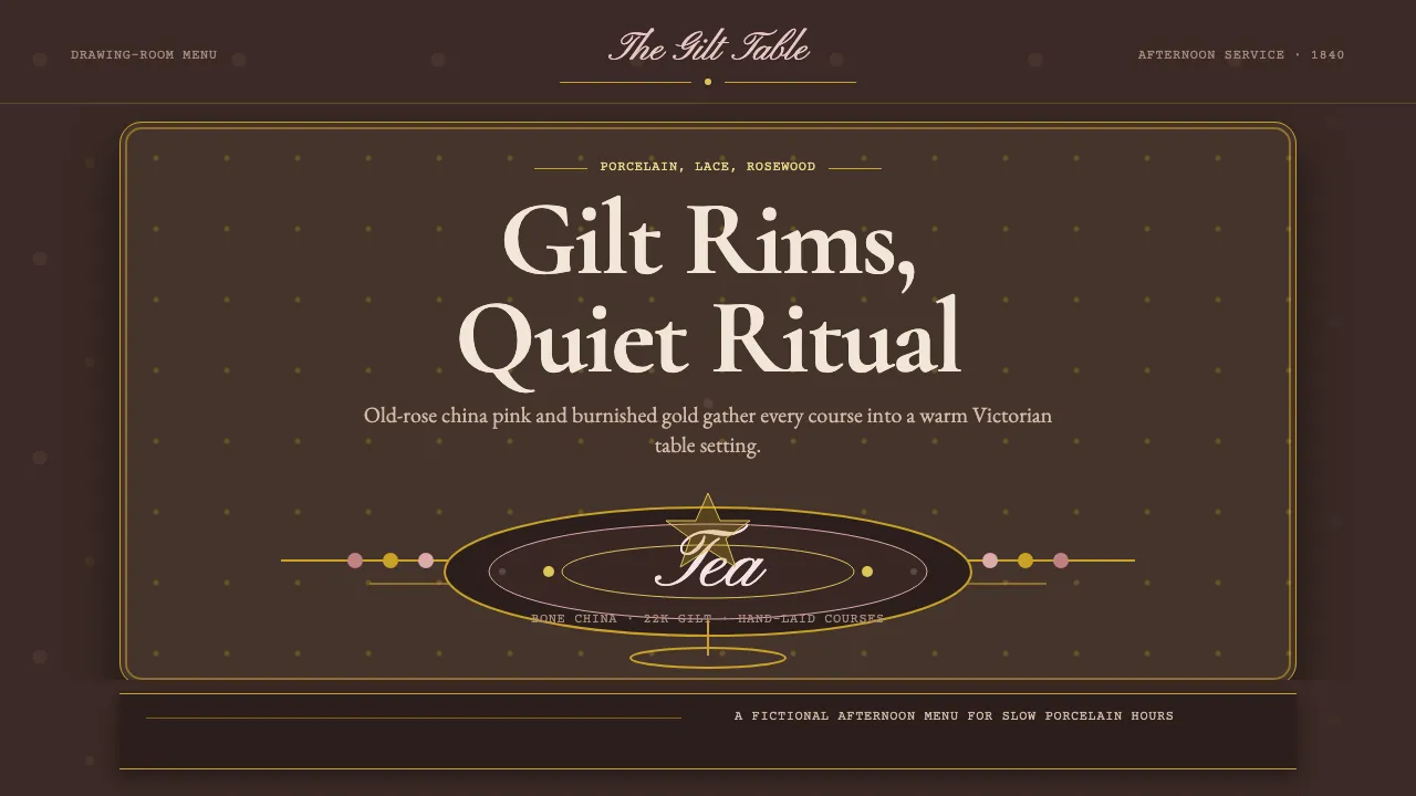 English Afternoon Tea — Cover