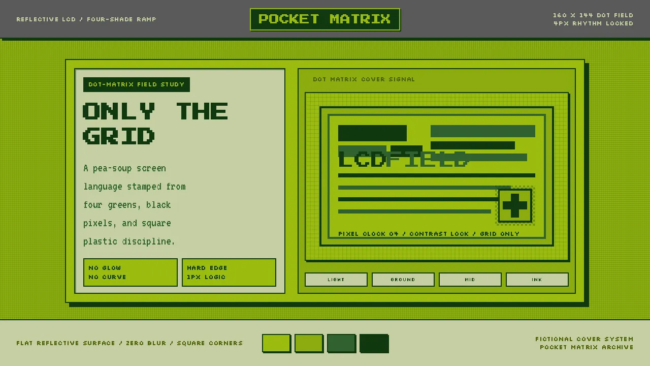 Game Boy DMG Green Screen — Cover