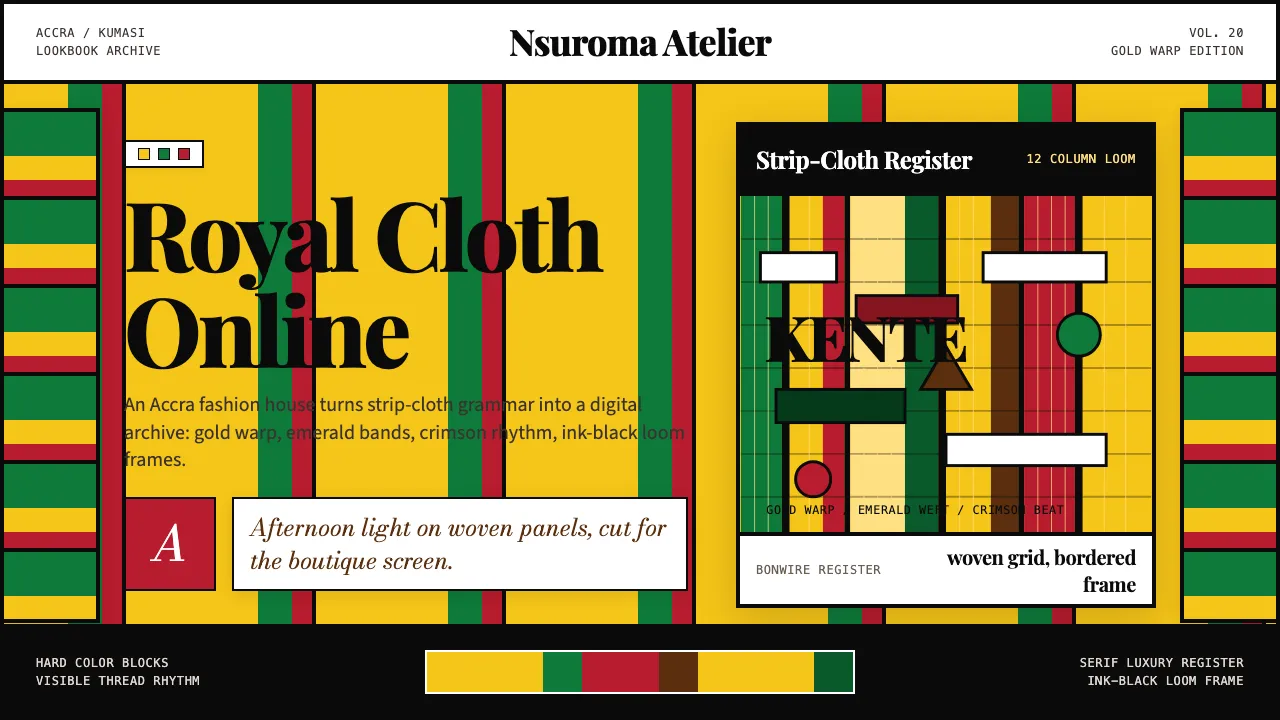 Ghana Kente Fashion 2020 — Cover