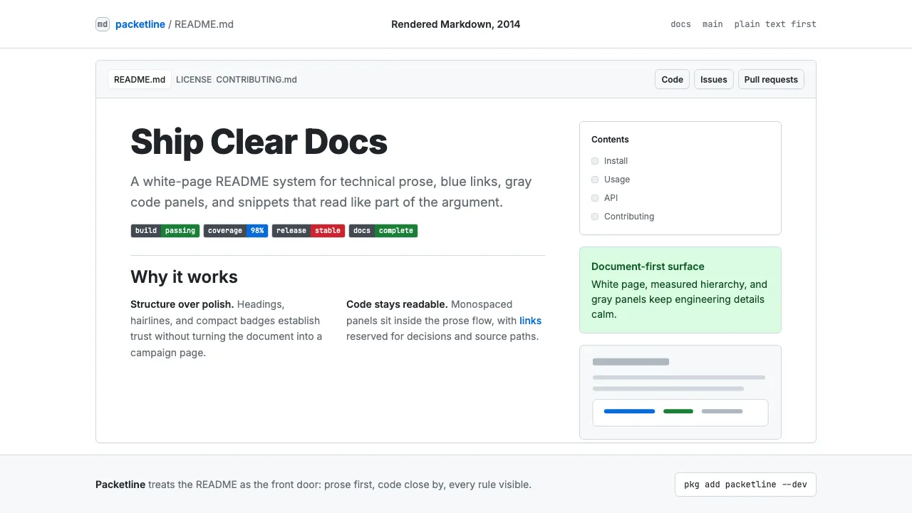 GitHub README Markdown (2014) — Cover